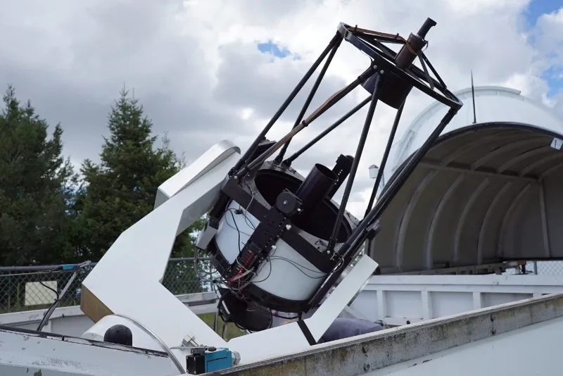 Manner telescope on Mr. Lemmon with the roof rolled off