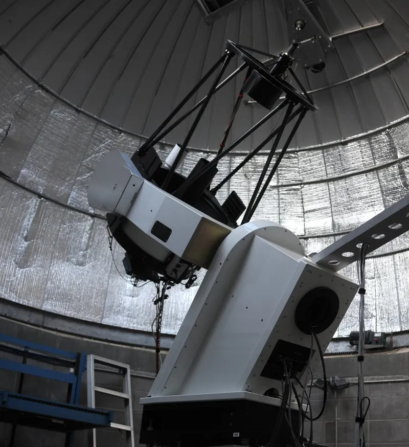 Moore Observatory MORC telescope in its dome circa 2010